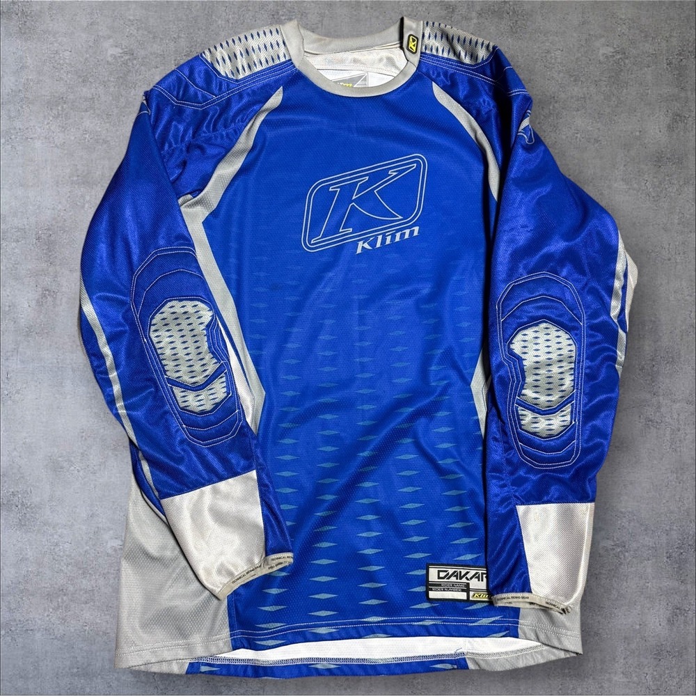 NWT Klim Dakar Jersey Off Road Motorcycle Men's Blue Size M